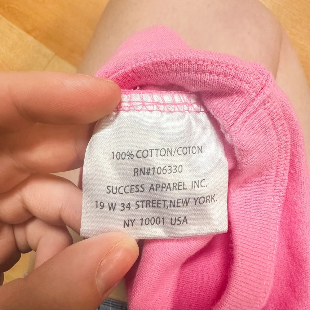 John Deere Pink Short Sleeve Cotton Bodysuit Baby Girl Size 6-9M